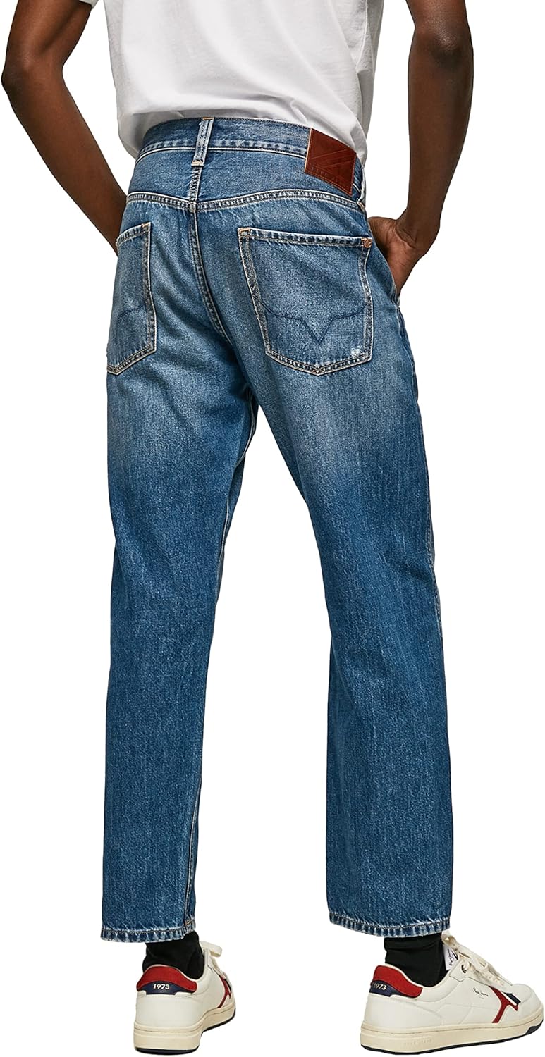 Thumbnail 1 de Pepe Jeans Cade Repair Jeans Uomo: denim sostenibile con riparazioni artigianali