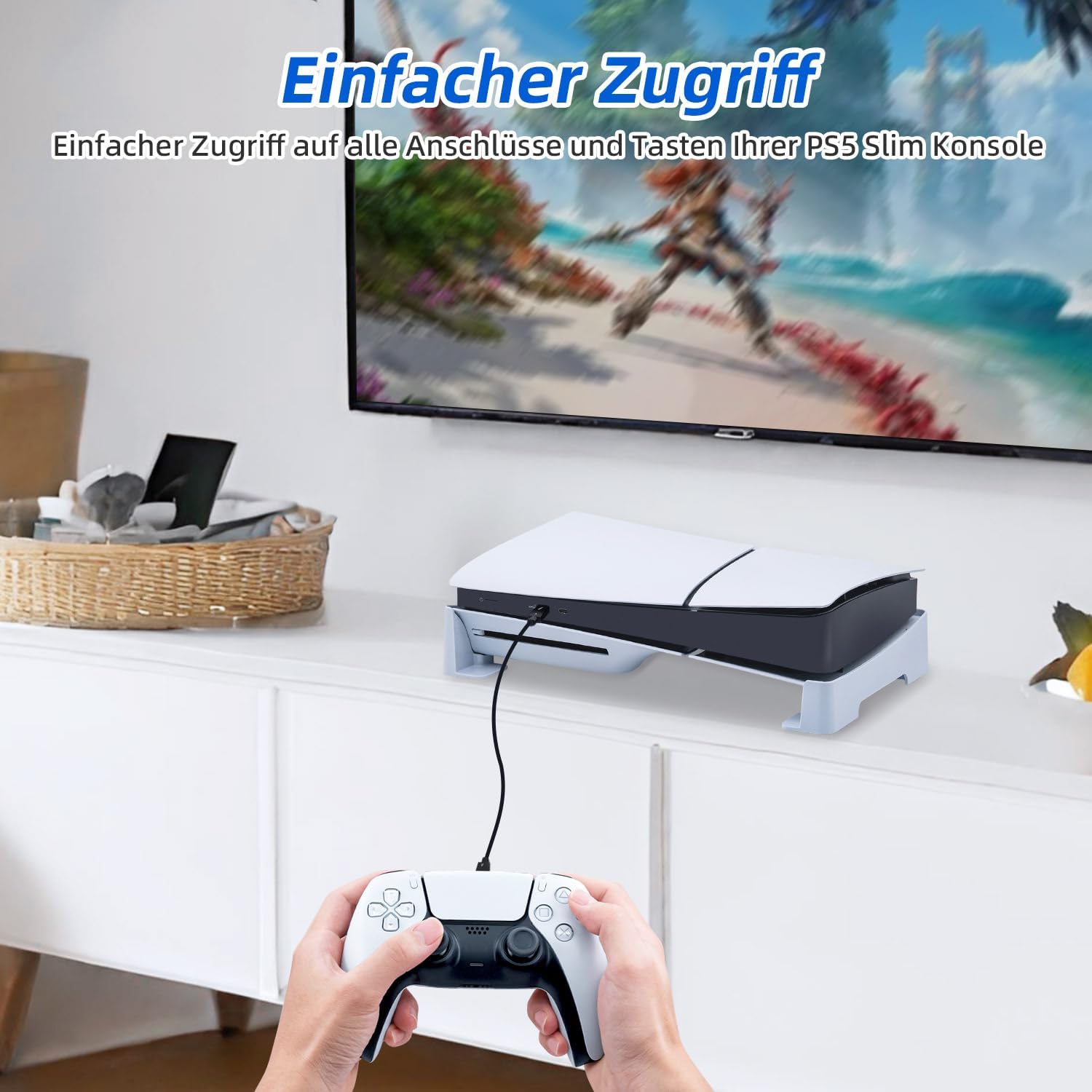 Detalle 1 de Wigearss PS5 Slim Pro Ständer horizontal