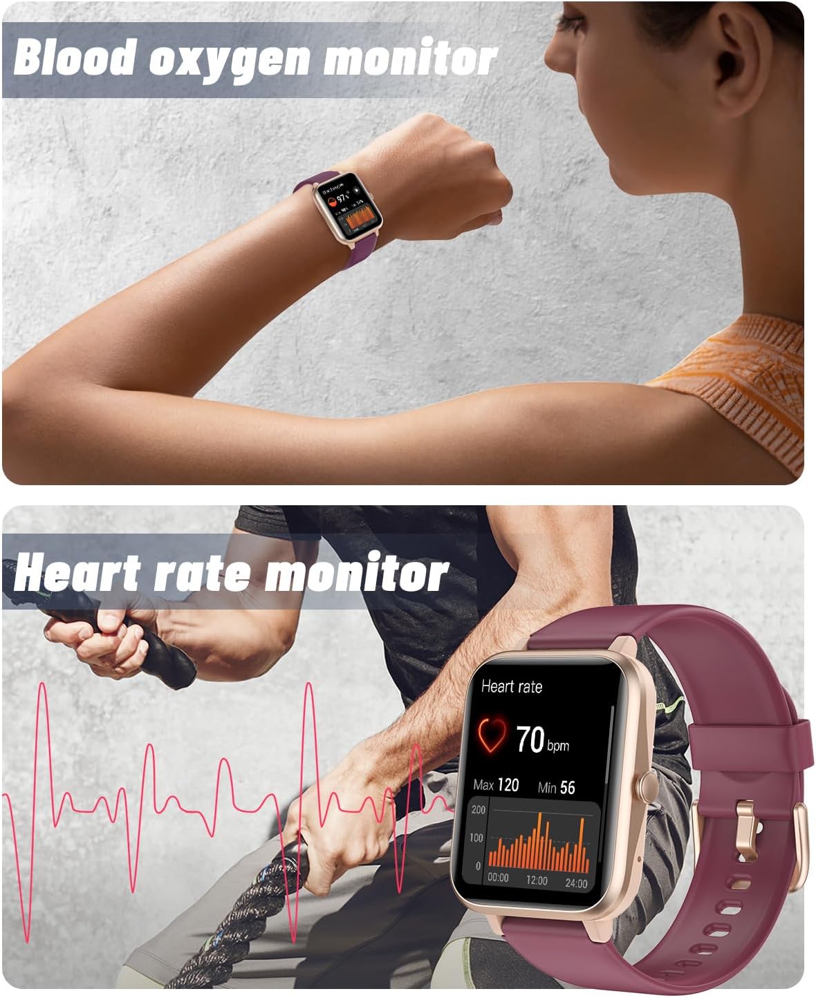 Detalle 2 de GRV Smart Watch Fitness Watch 5 days