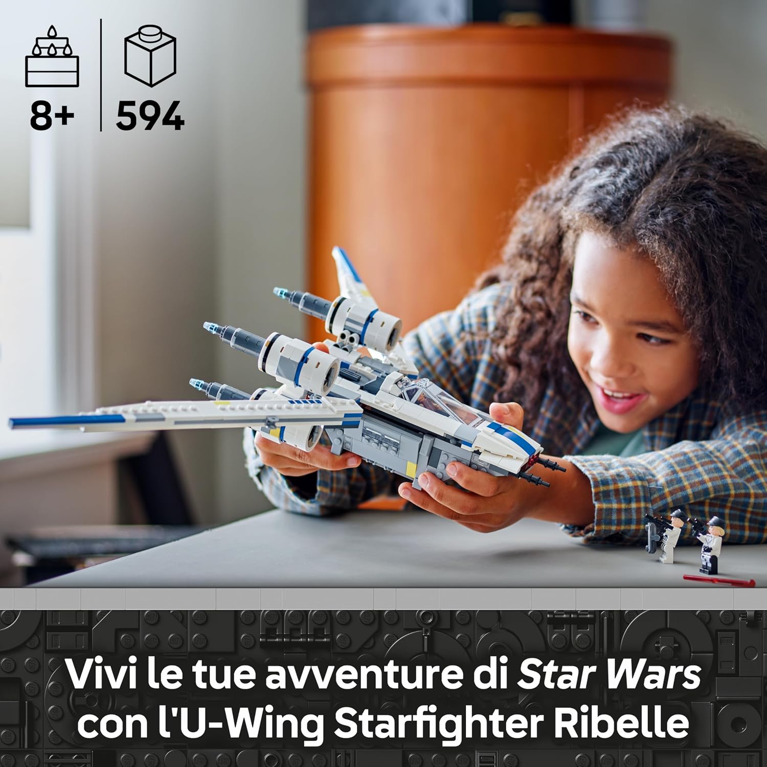 Detalle 2 de LEGO 75399 U-Wing 8 anni 🧩