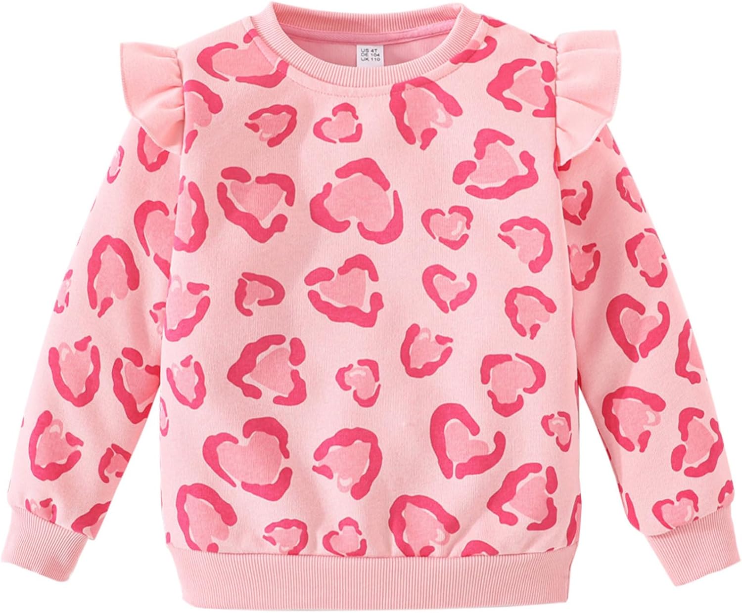 Detalle de Balkorith Girls Sweatshirt Heart Jumper 2-7 Years