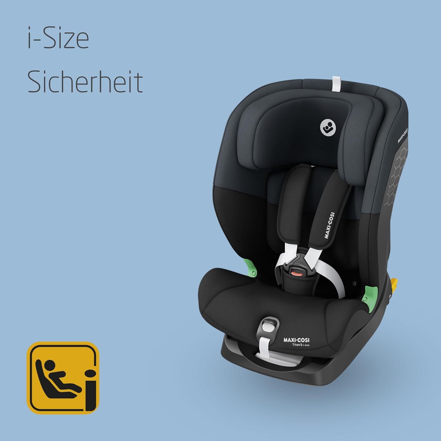 Detalle de Maxi-Cosi Titan S i-Size: Mitwachsender Kinder-Sitz 76–150 cm, 9–36 kg, ISOFIX
