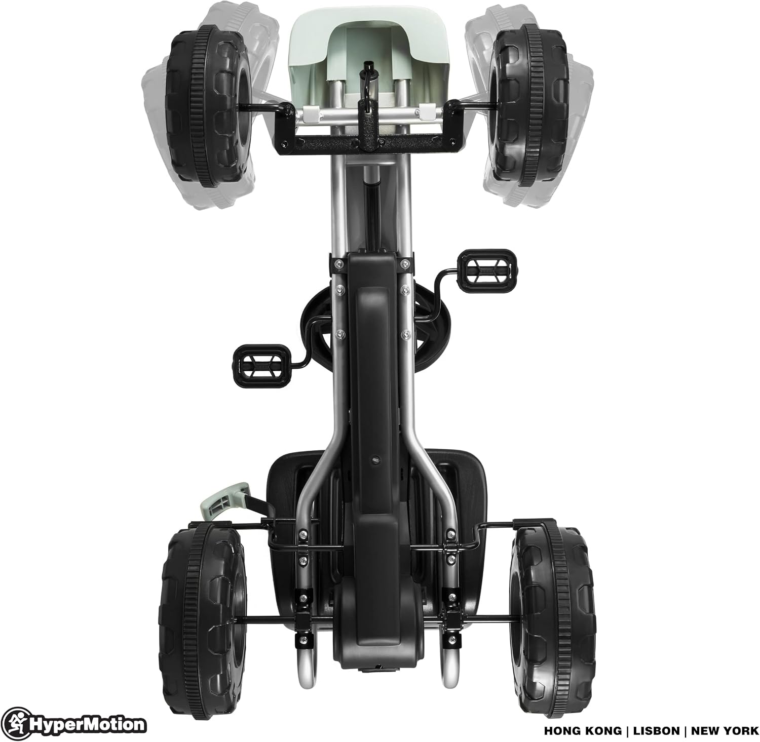 Thumbnail 4 de HyperMotion Karts pour Enfants – Voiture à Pédales 3–5 ans, 4 Roues, freins à main