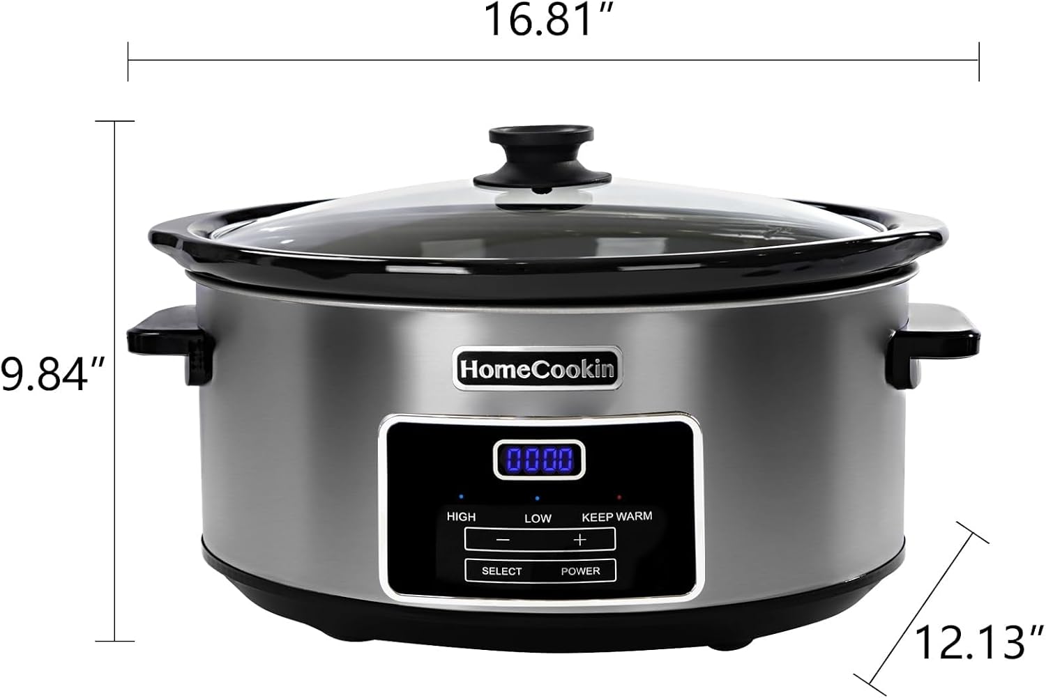 Thumbnail 3 de 8-Quart Digital Slow Cooker ⚡