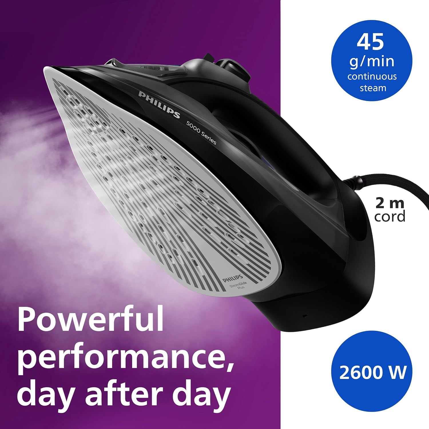 Detalle de Philips 5000 Series Steam Iron 2600W steam iron