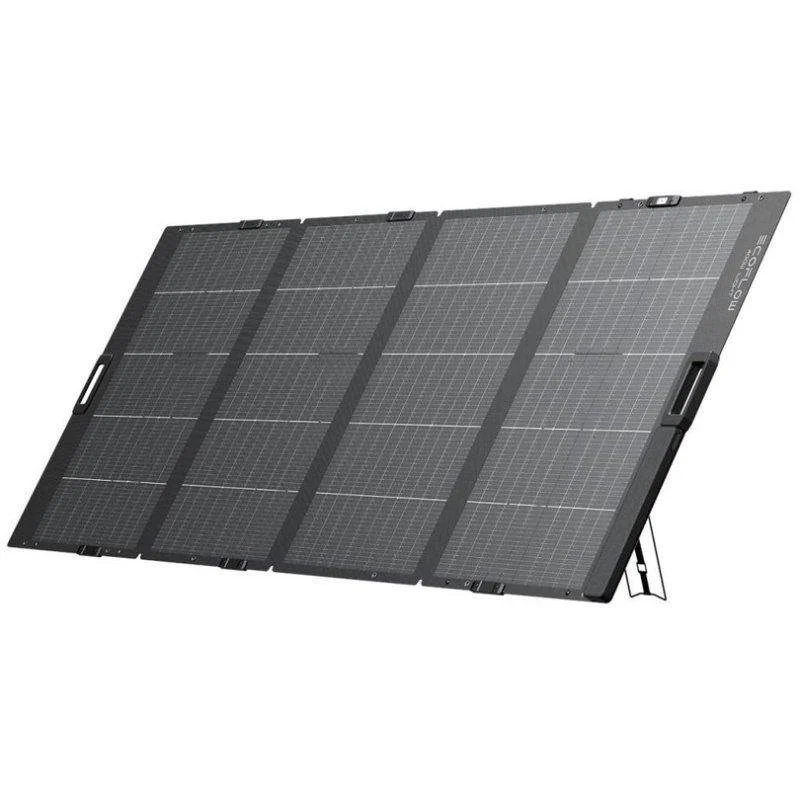 Detalle de Panel Solar Portátil EcoFlow 400W Plegable, Doble Cara y Resistencia IP68