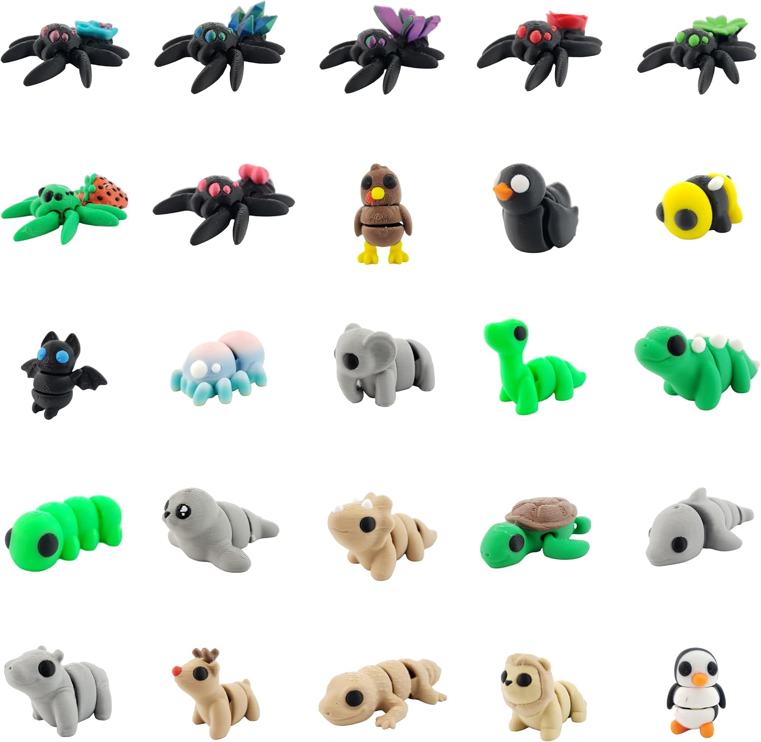 Detalle 2 de Mini Animal Figurines, 20 Pieces