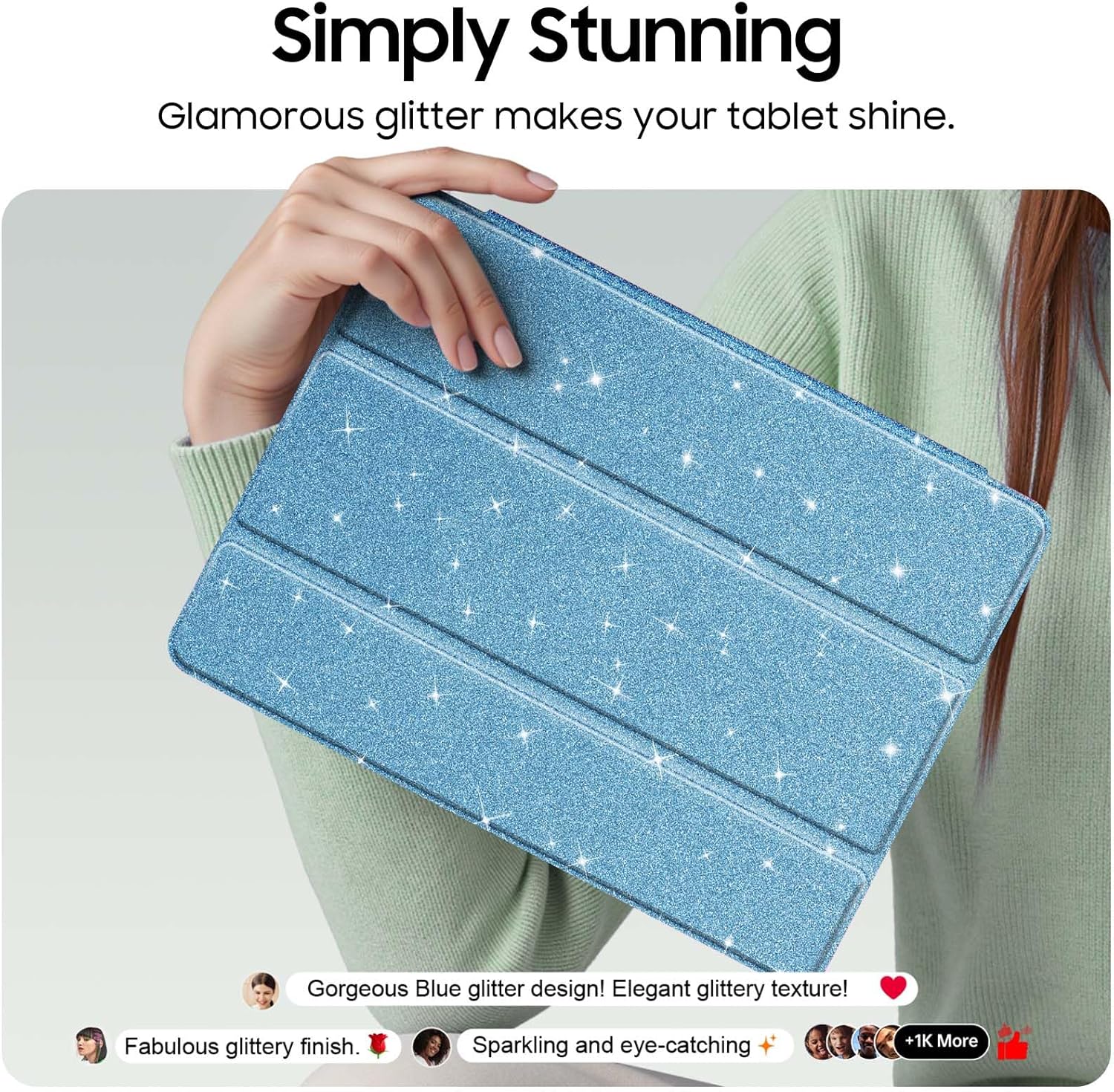 Thumbnail 2 de FINTIE Glitter Case for iPad 10.2 inch