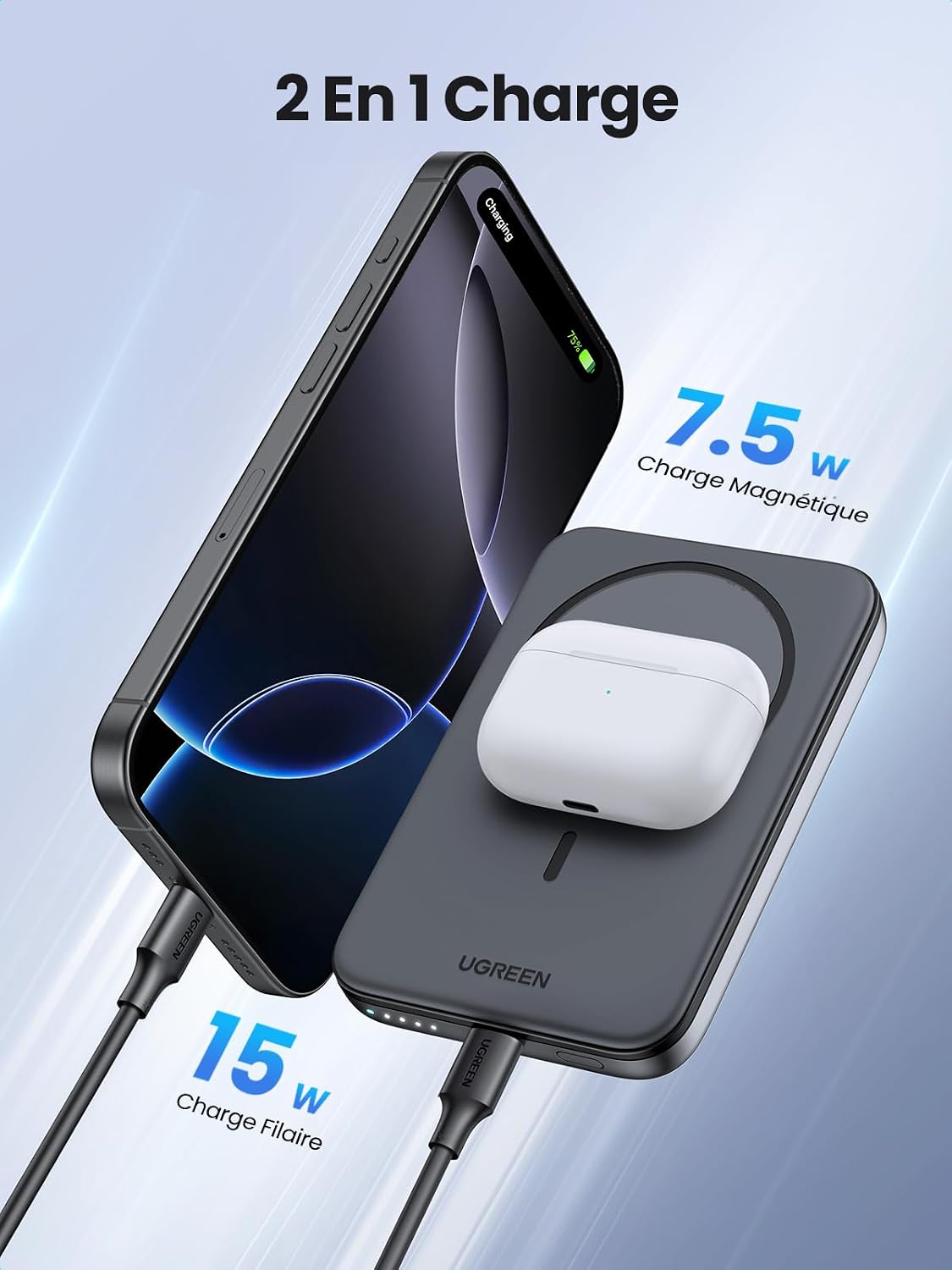 Thumbnail 4 de UGREEN Nexode Mini 5000 mAh, charge rapide ⚡