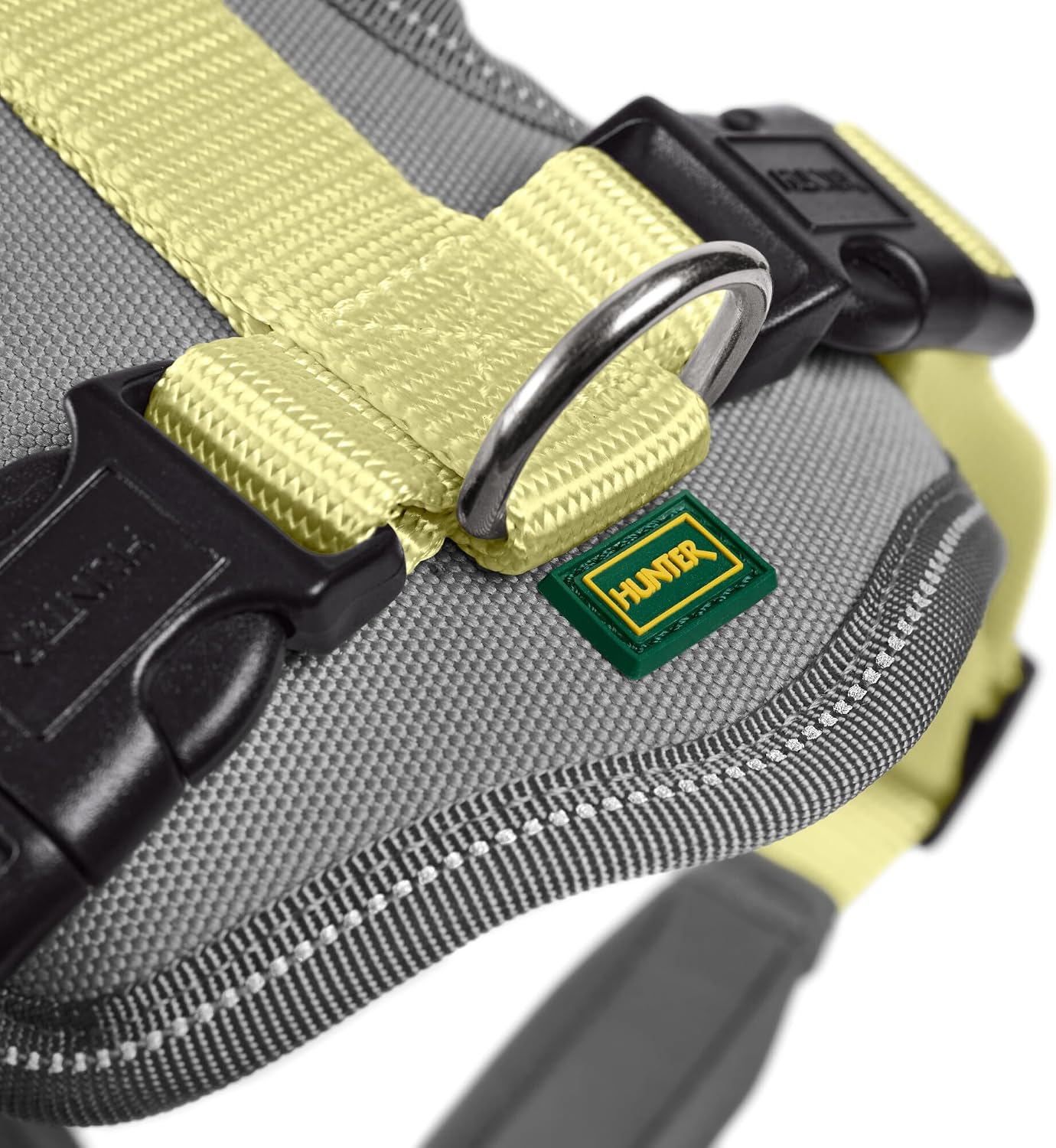 Detalle de Hunter Hundegeschirr NEOPREN – Matcha/Grau, Größe L