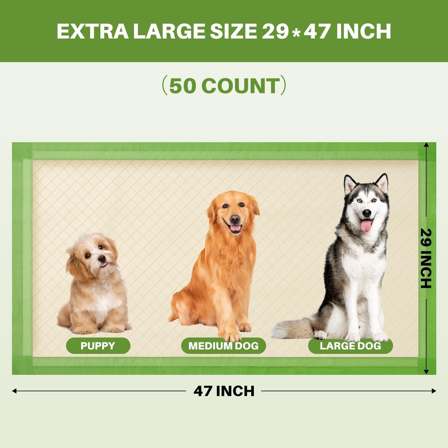 Thumbnail 3 de Gardner Pet Extra XLarge Puppy Pads 73x119cm