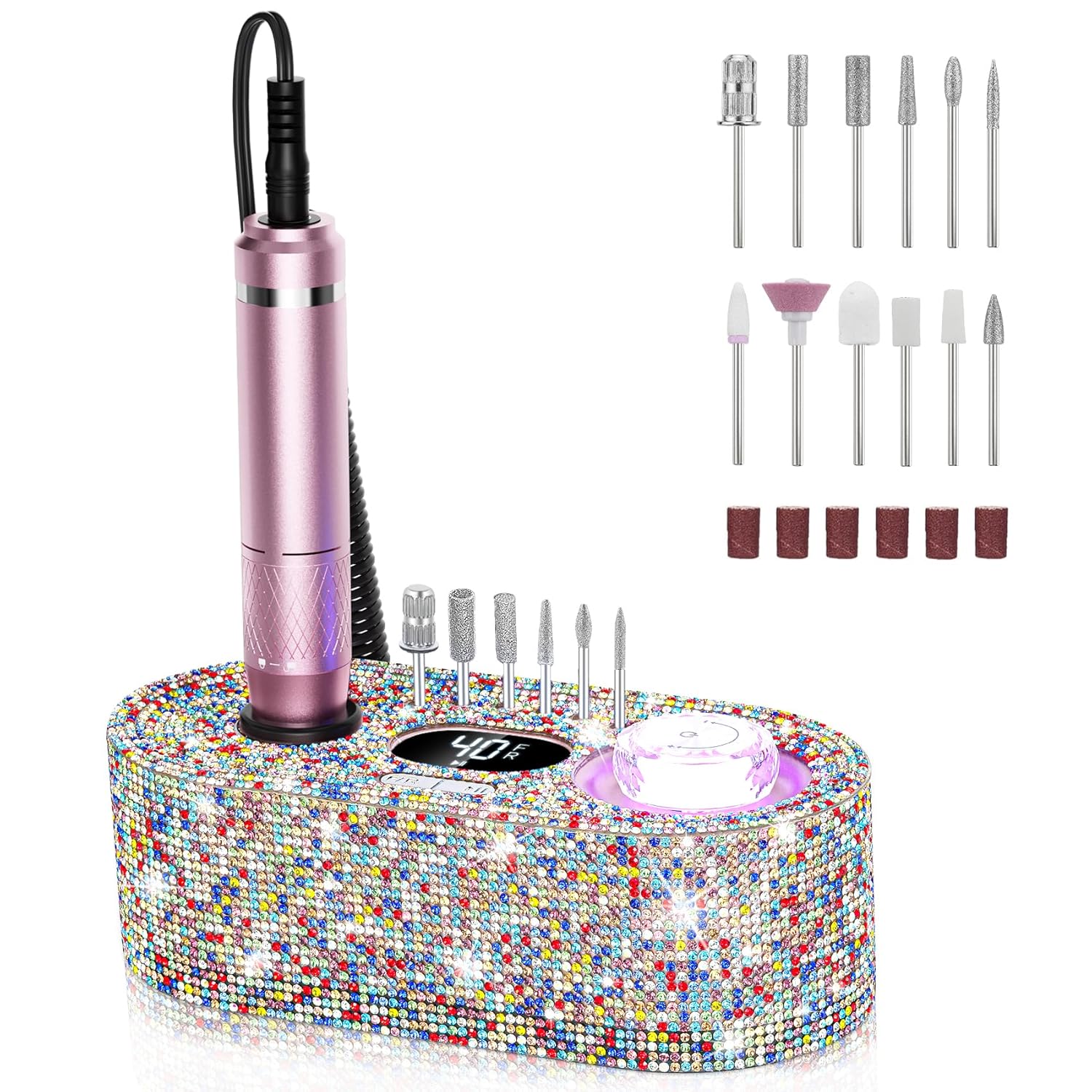 Thumbnail 6 de JOSGLOI 40000RPM Nail Drill Kit