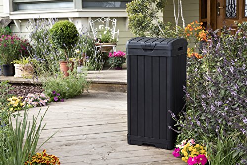 Thumbnail 7 de Keter Baltimore 🗑️ Cubo de basura exterior de 38 gal