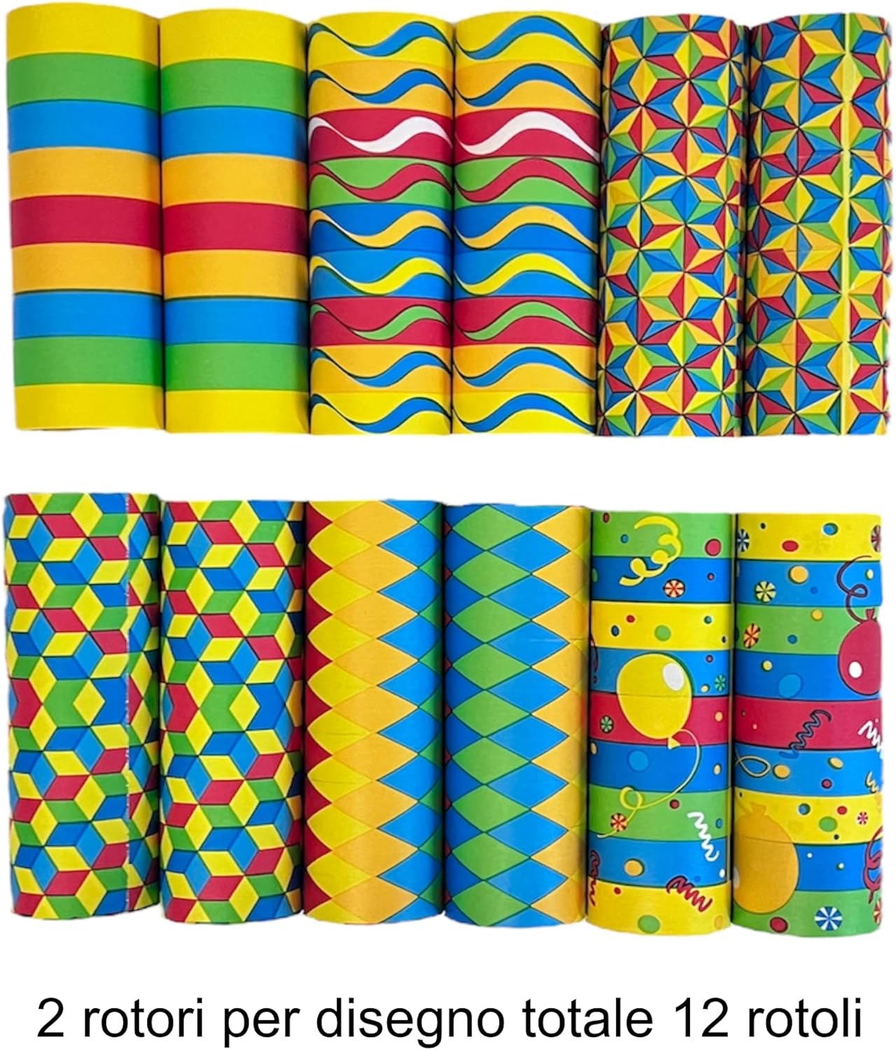 Thumbnail 1 de ARKRAFT Serpentine Luftschlangen 12 Rollen 🎉