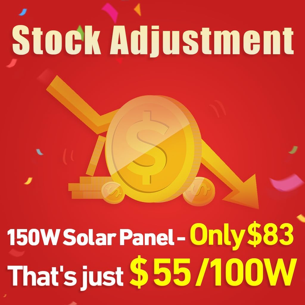 Thumbnail 4 de DOKIO 150W Portable Foldable Solar Panel Kit ☀