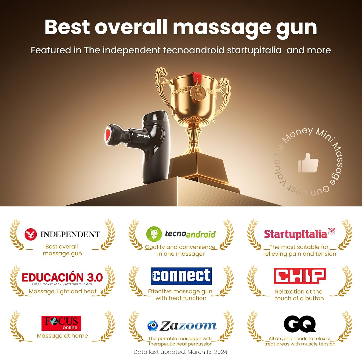 Thumbnail 5 de Bob and Brad M7 Plus Mini 9 mm massage gun