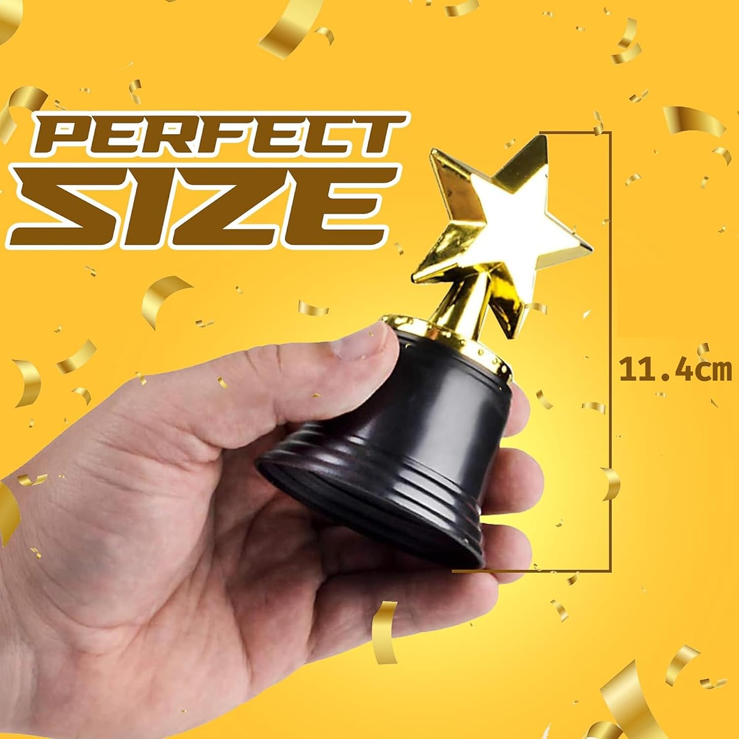 Thumbnail 1 de Bedwina Star Awards Trophy 4.5in Pack