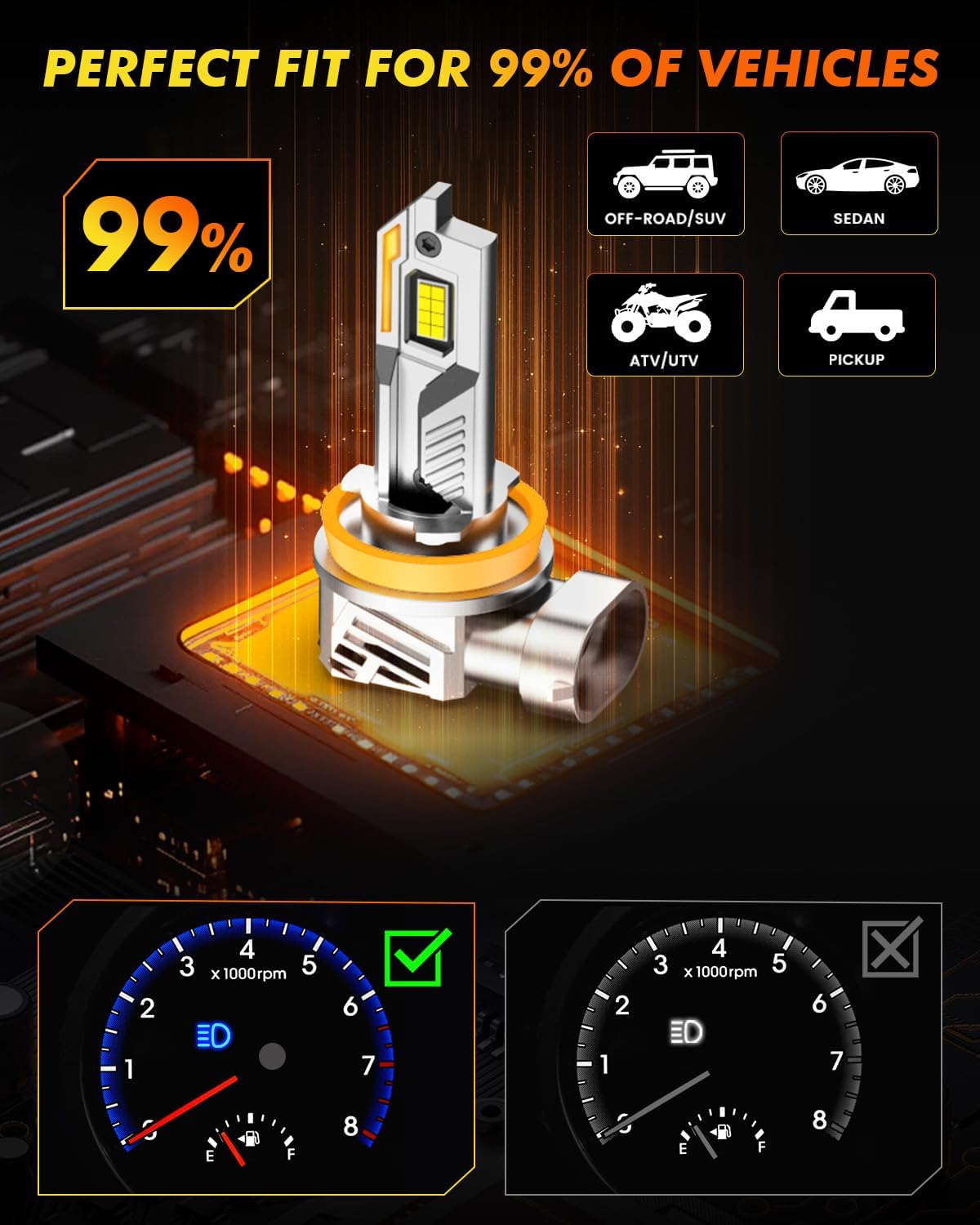 Detalle 2 de Termitor Off-Road Bulbs H11/H8/H9