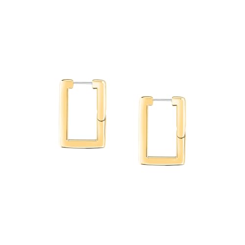 Detalle de Morellato Boucles d'oreilles femme SAUP13 – Collection Creole, acier doré rectangulaire