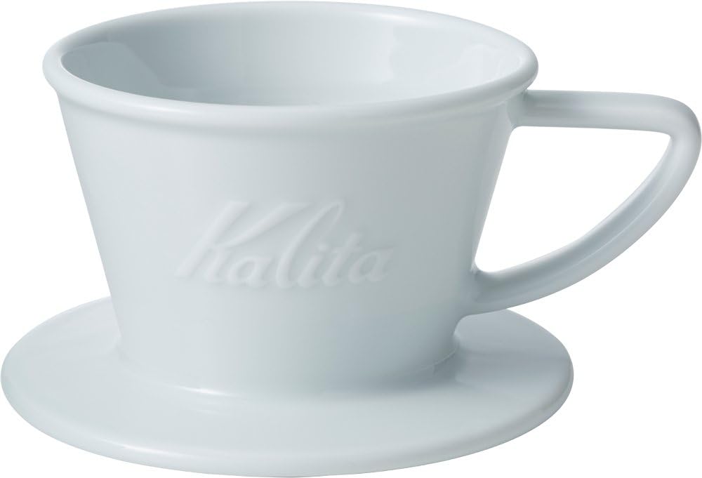 Detalle de カリタ DACHI & Kalita MI185 コーヒードリッパー 美濃焼陶器製・サンドブラウン・2〜4人用