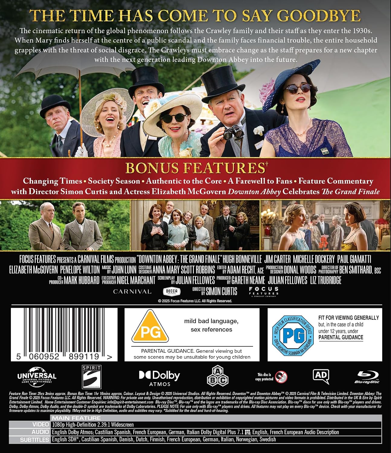 Detalle 2 de Downton Abbey: The Grand Finale – Blu-ray (Region B)