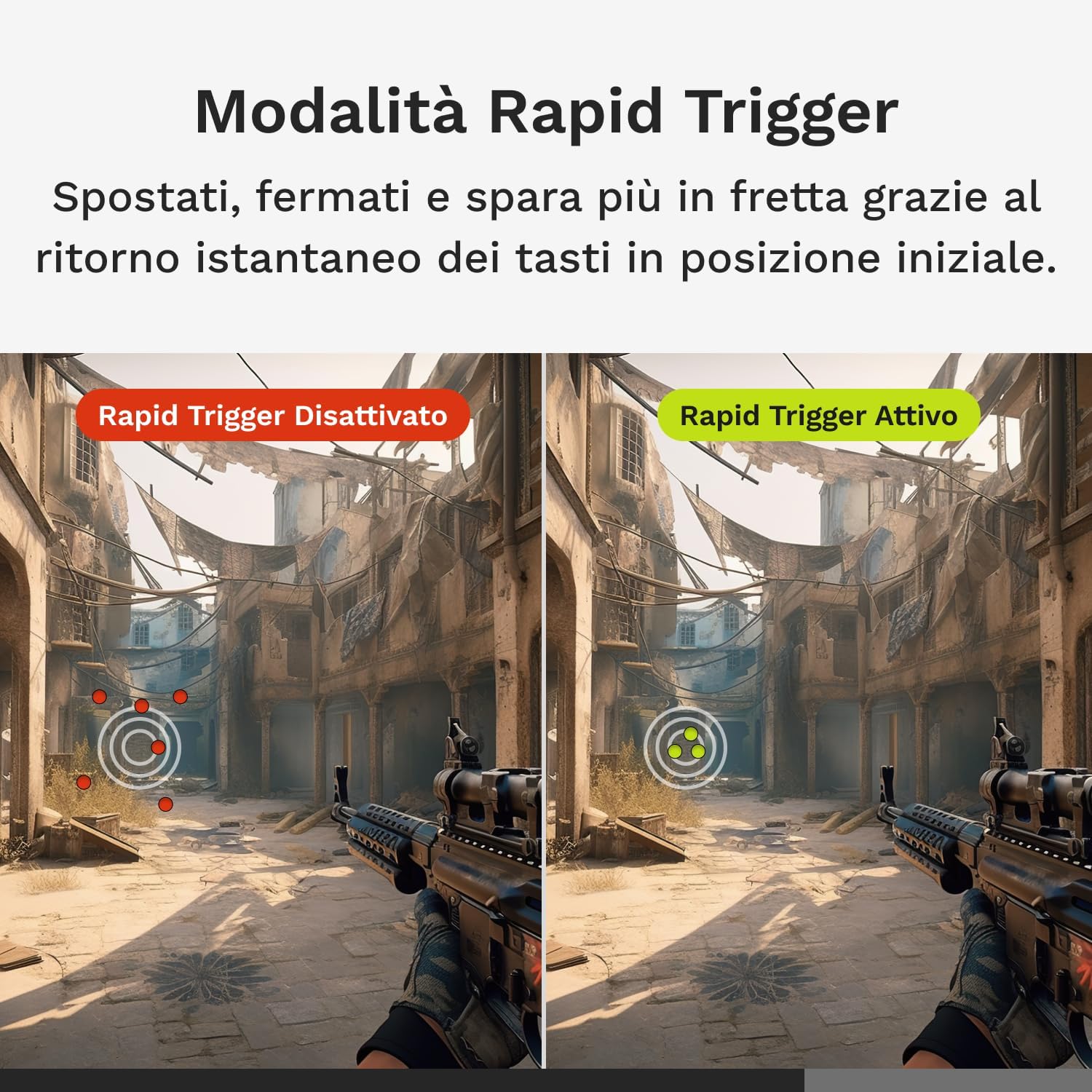 Thumbnail 1 de Glorious GMMK 3 HE (Rapid Trigger) tastiera 75% hot swap Hall Effect con polling 8K e QWERTZ tedesco