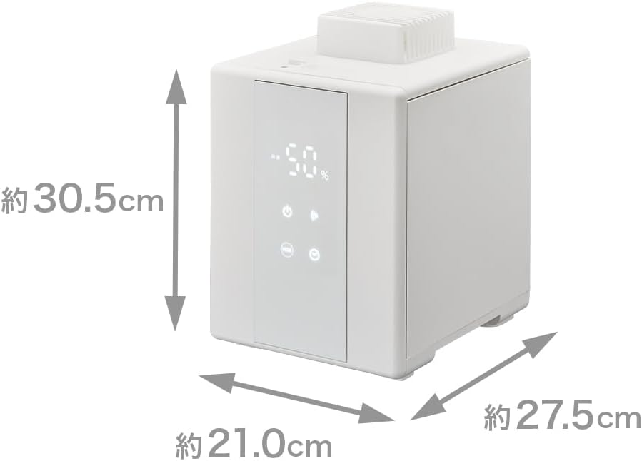 Thumbnail 6 de ドウシシャ AKSB-501WH スチーム式加湿器 湿度センサー・上部給水・フィルターレス 2.4L