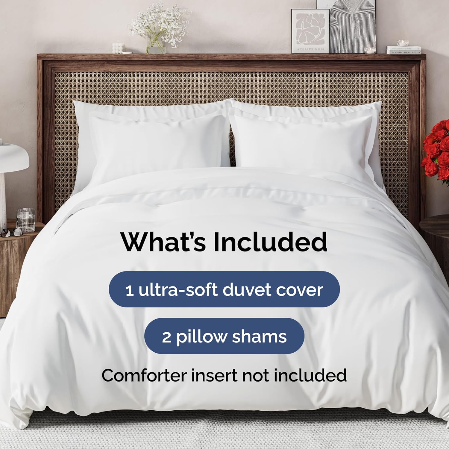 Thumbnail 1 de Duvet Cover King Size 104 x 90 breathable bedding set