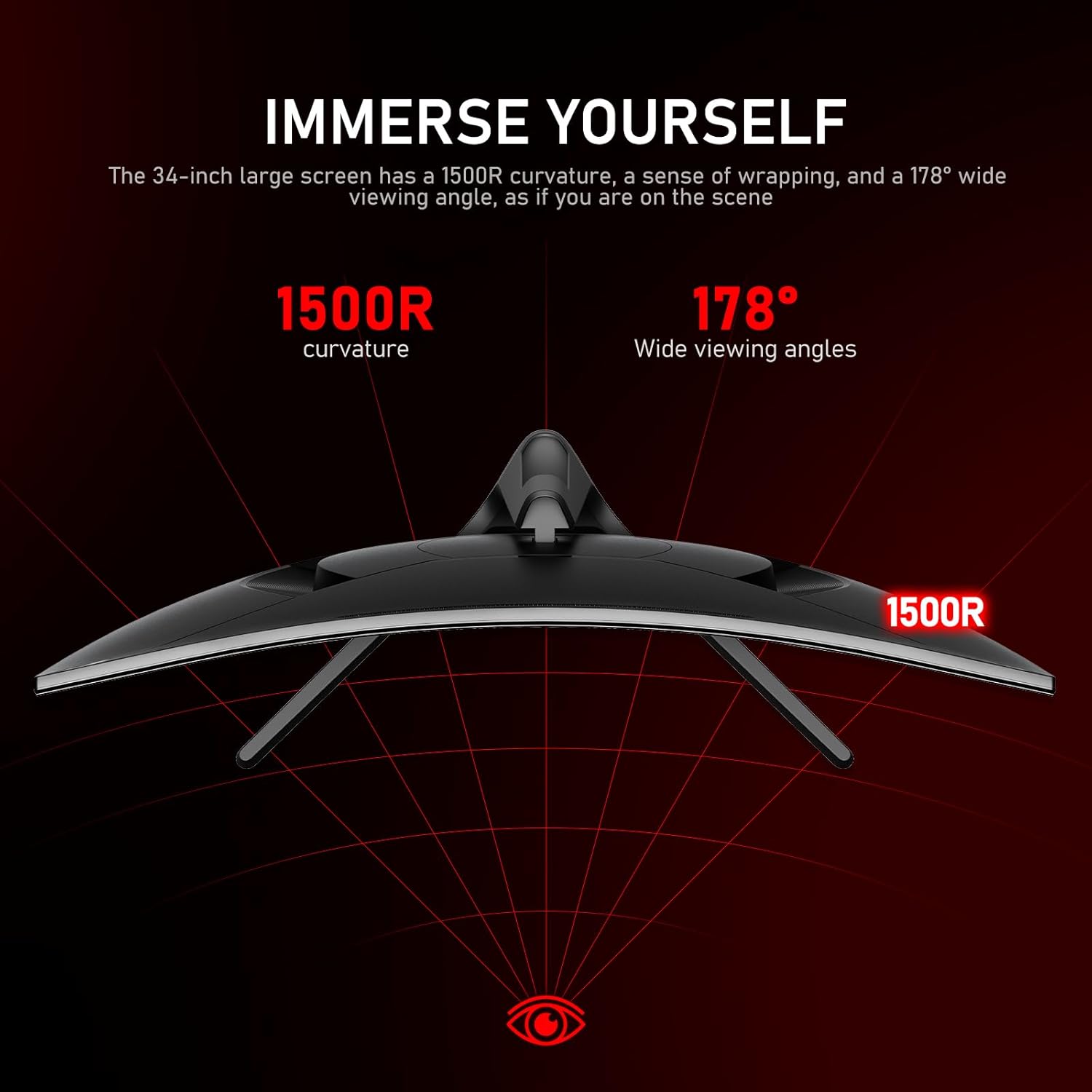 Thumbnail 3 de Gawfolk 34in Ultrawide Monitor 180Hz