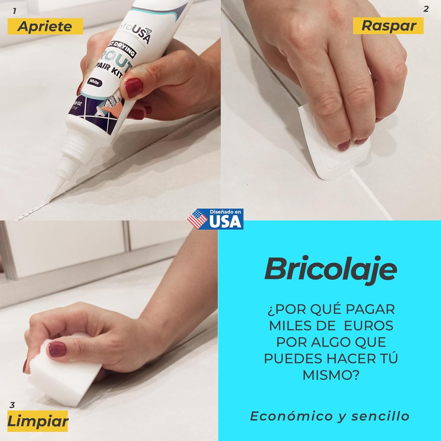 Detalle de PENTAUSA Blanqueador de Juntas 250g
