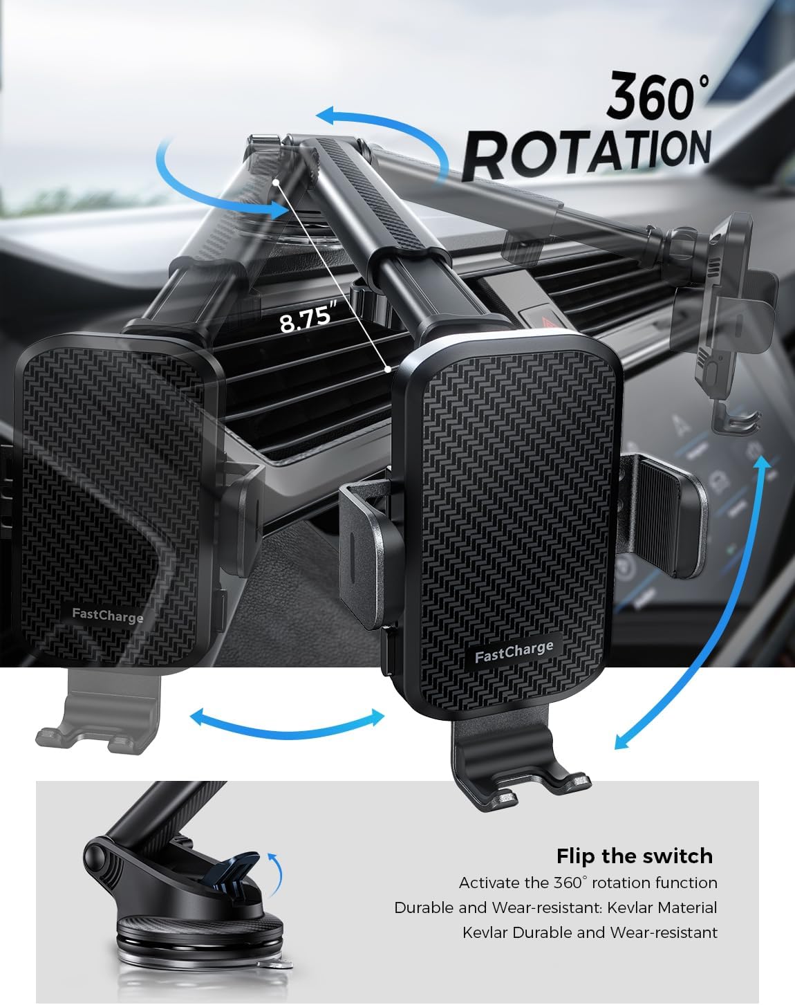 Thumbnail 4 de CHGeek 15W Wireless Car Charger