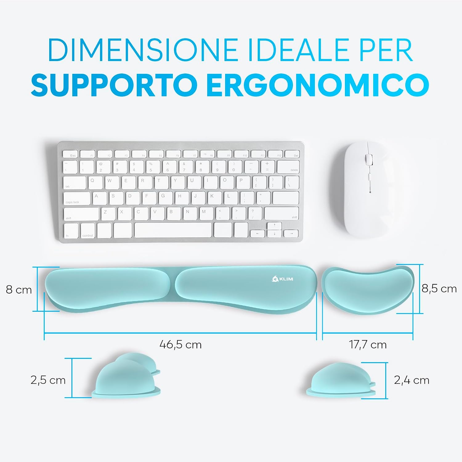 Thumbnail 6 de KLIM Wrist Rest set poggiapolsi per tastiera e mouse 🖱
