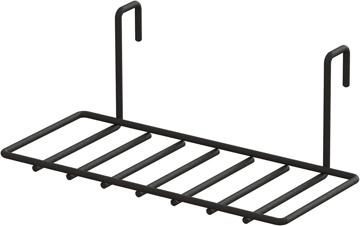 Detalle de 平安伸銅工業 LABRICO KXK-213 ナゲシレールシェルフ ブラック 耐荷重1kg
