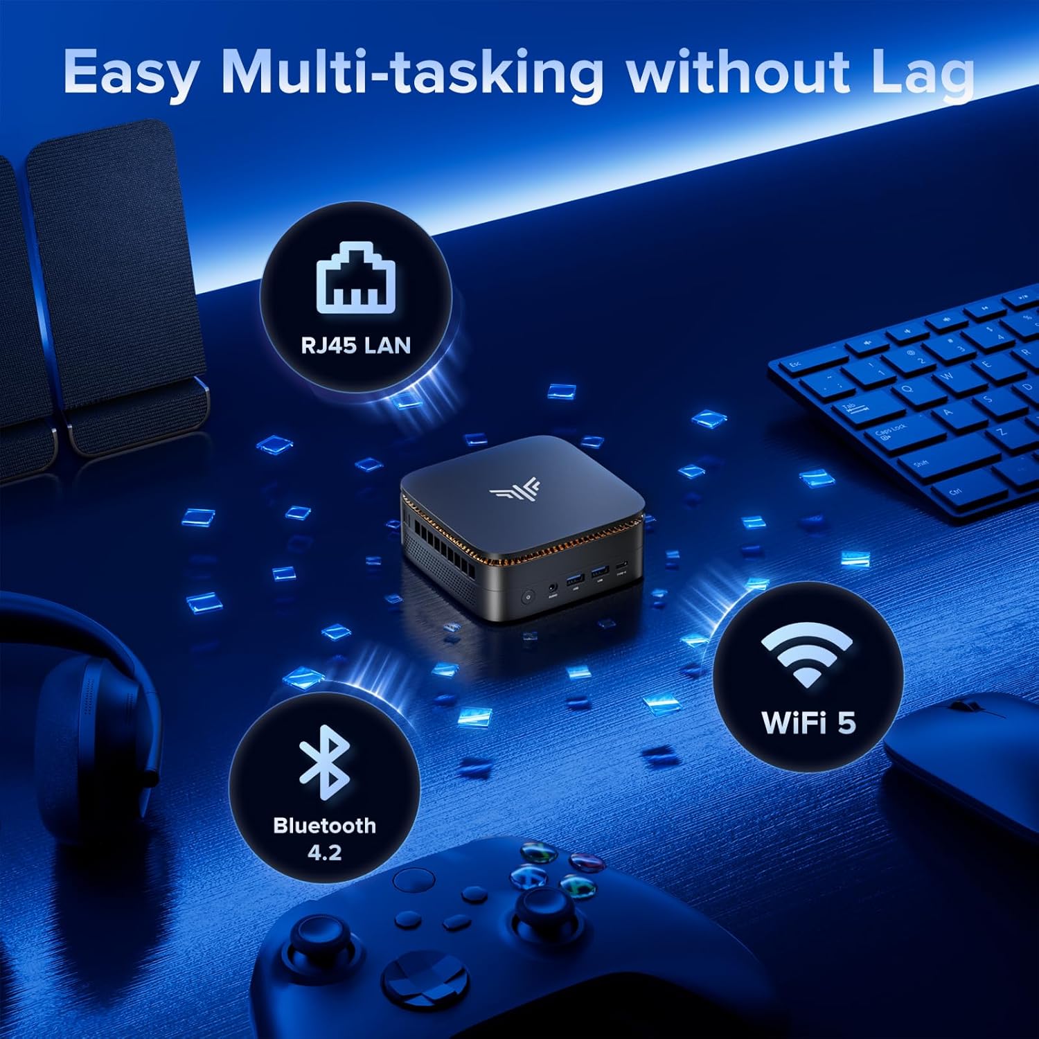 Thumbnail 5 de NiPoGi Pinova P1 Mini PC with AMD Ryzen 4300U – Compact Power for Home Office and Entertainment