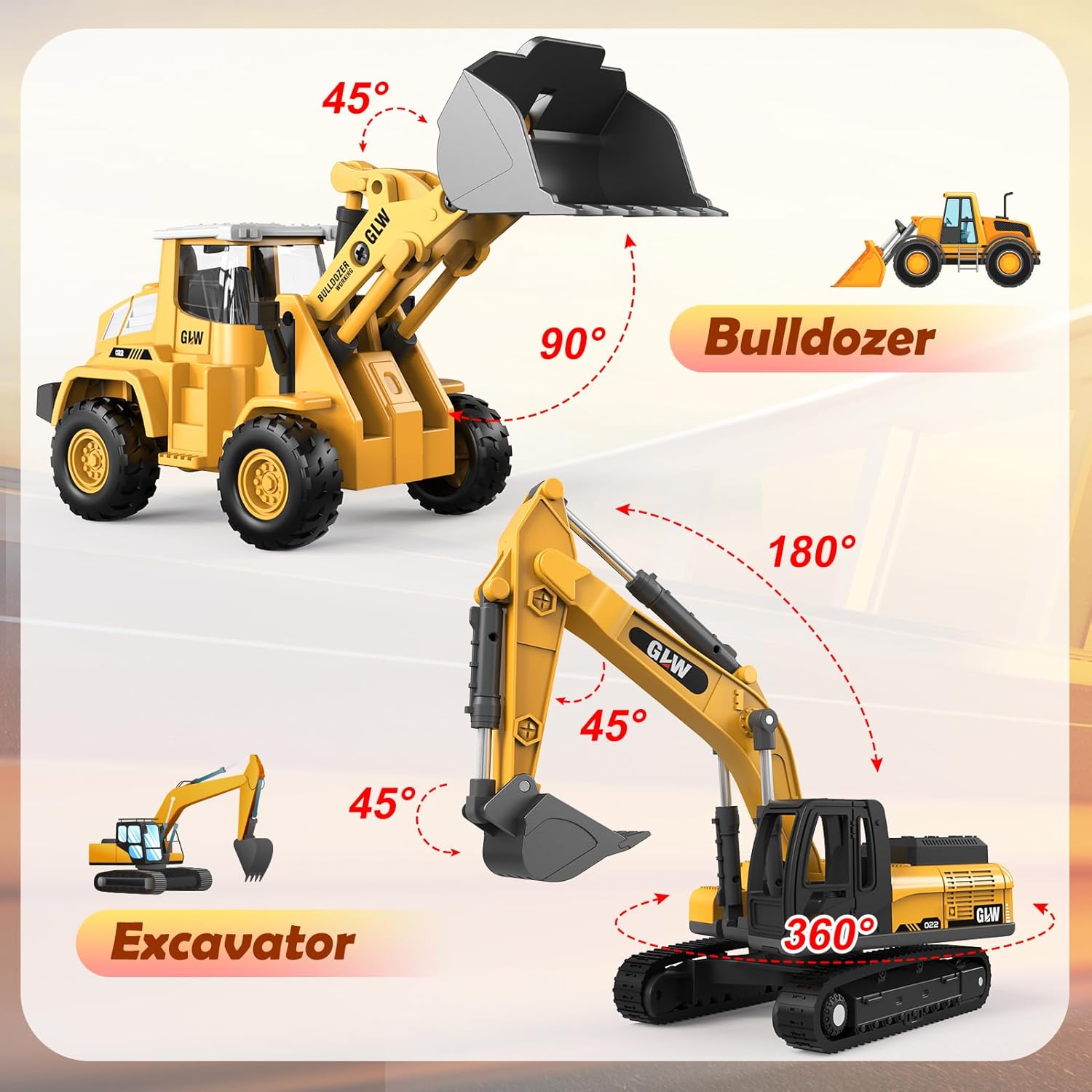 Detalle 2 de Bagger Baukasten für Jungen 3 bis 7