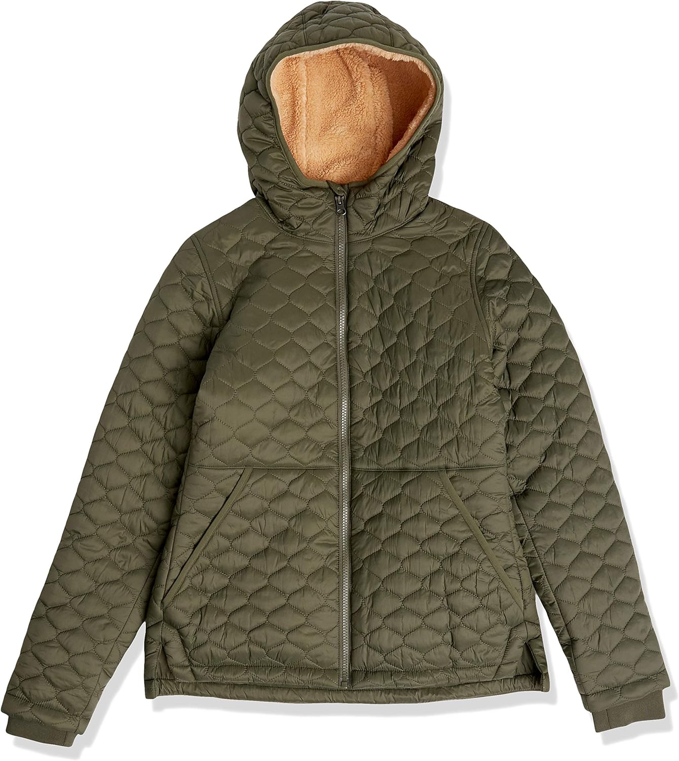 Thumbnail 4 de Amazon Essentials Women’s Lightweight Quilted Full-Zip Water-Resistant Sherpa-Lined Hooded Puffer Jacket