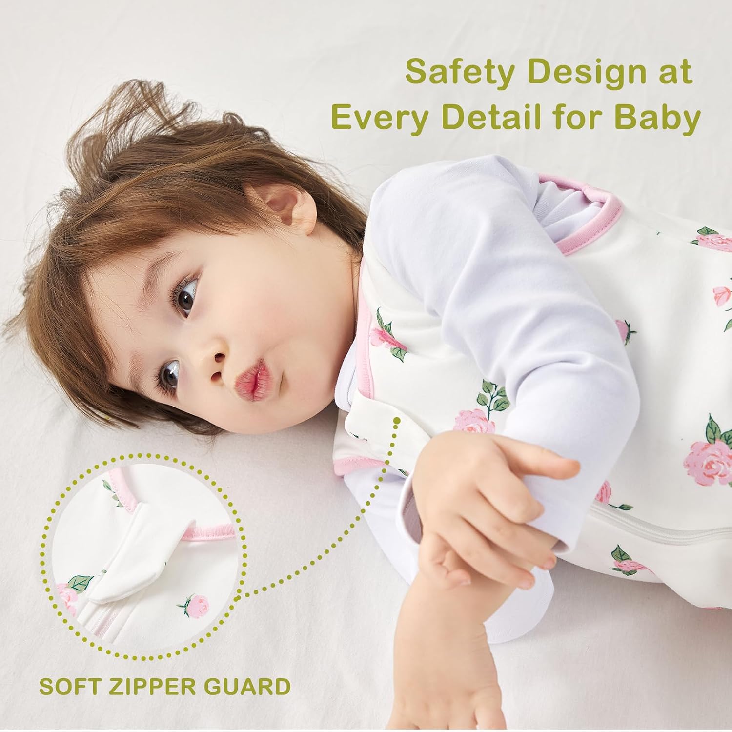 Detalle 2 de Nivolltha Super Soft Baby Sleeping Bag 1.5 TOG
