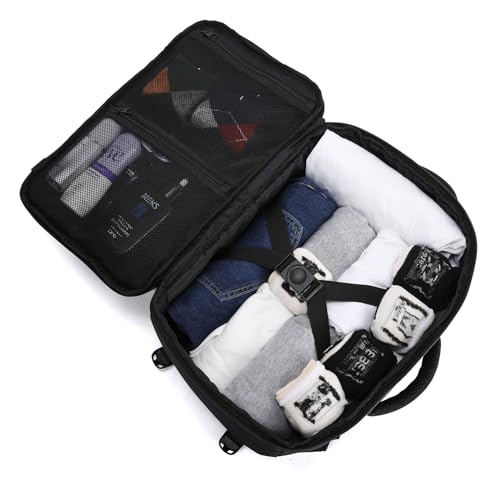 Detalle de Bagage Cabine 40x20x25 pour Ryanair — Sac à Dos WENIG 20 L avec port USB et compartiment pour ordinateur 14 pouces