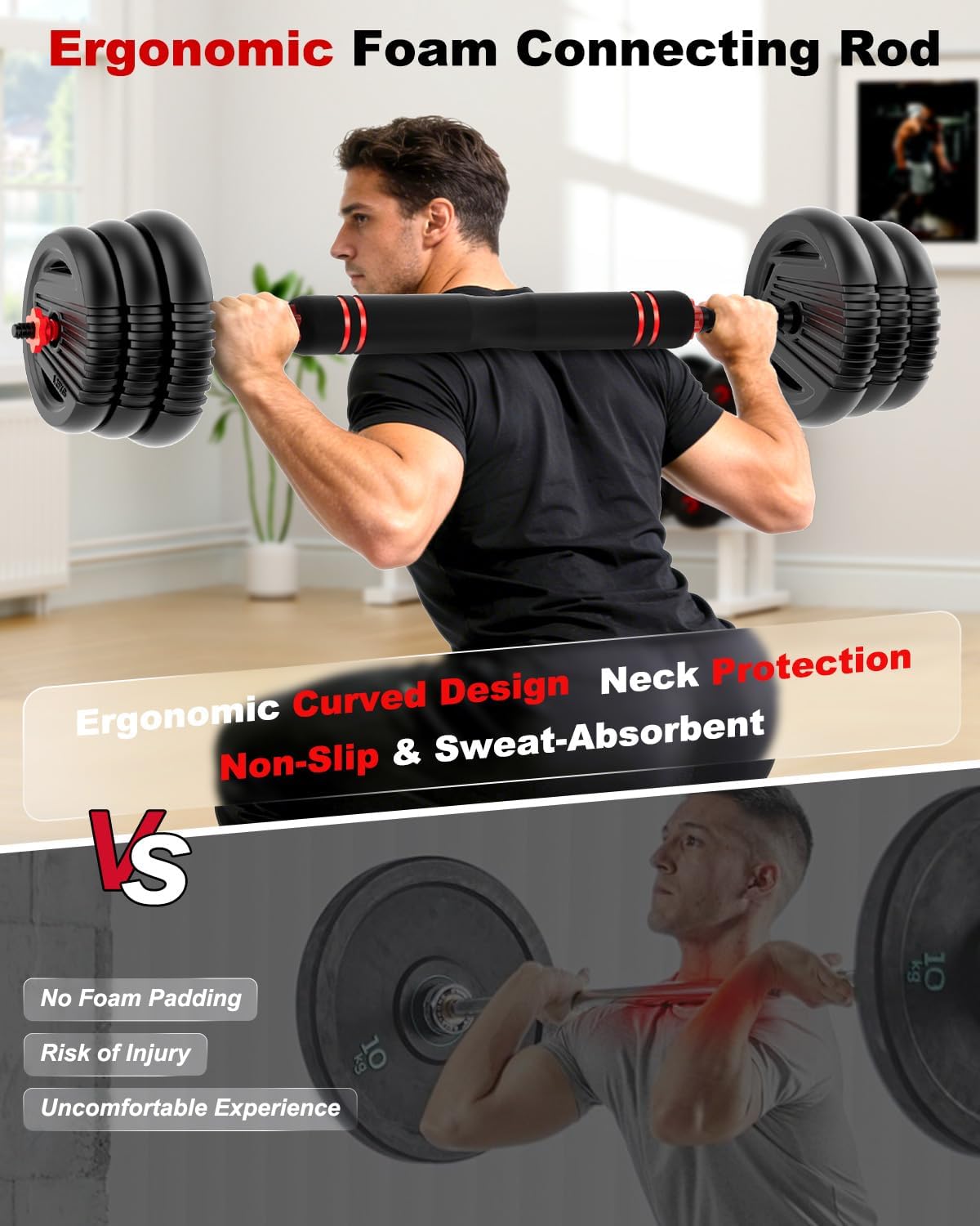 Thumbnail 6 de UNNMIIY Adjustable Dumbbells 90 lbs 🏋
