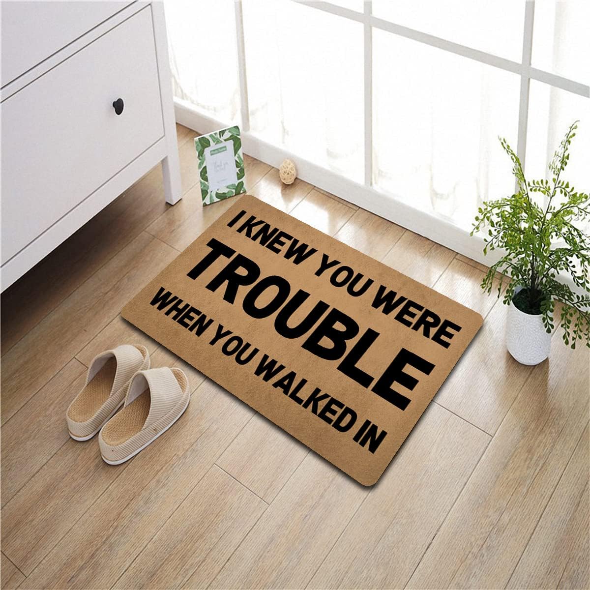 Detalle de Funny Welcome Doormat 23.7 x 15.9 in