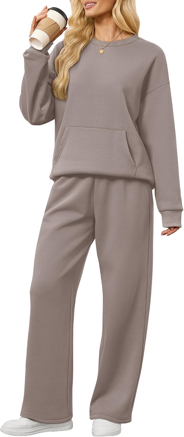 Detalle 2 de Sampeel Women's Lounge Set with Wide-Leg Pants
