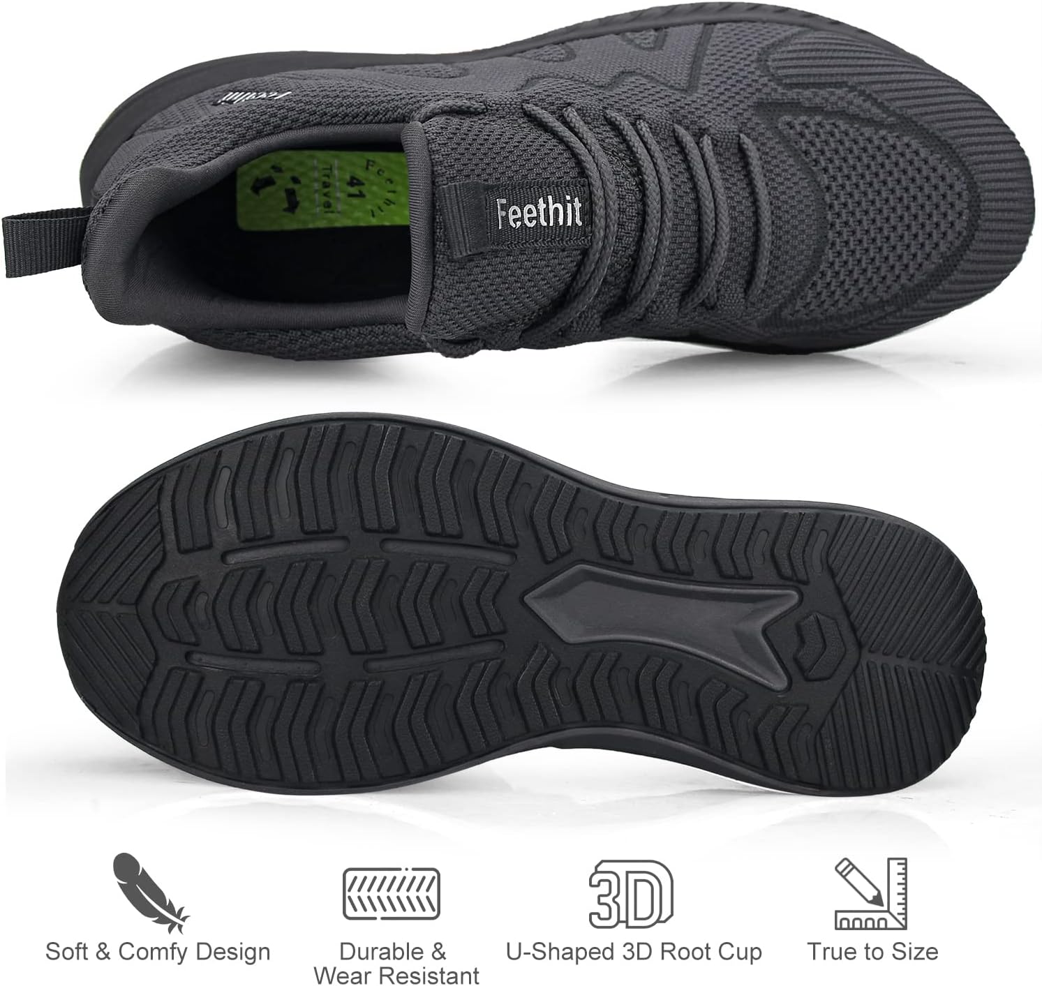 Detalle 1 de Feethit Non Slip Walking Sneakers