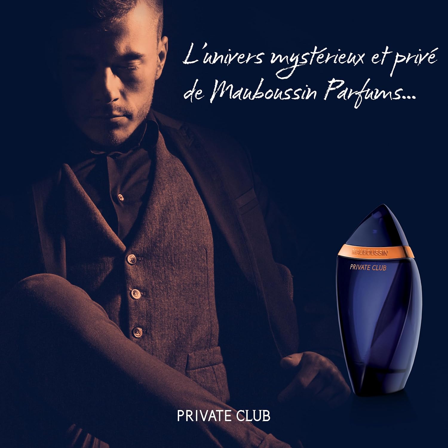Thumbnail 1 de Mauboussin Private Club: Eau de Parfum Homme 100 ml + Travel Spray 20 ml – Senteur Boisée & Orientale