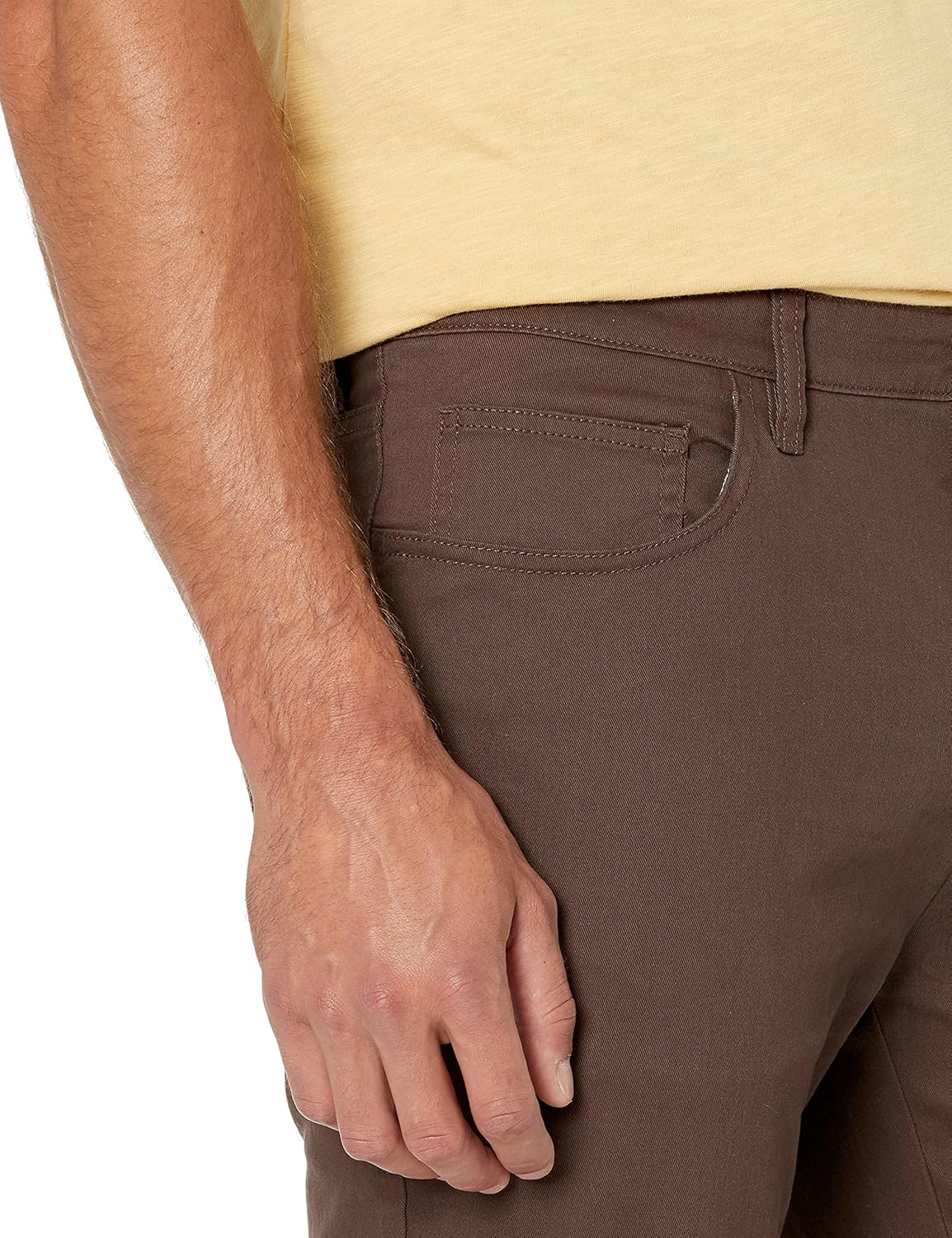 Thumbnail 2 de Amazon Essentials Men’s Athletic-Fit 5-Pocket Comfort Stretch Chino Trousers (Previously Goodthreads) – Brown, 35W / 36L
