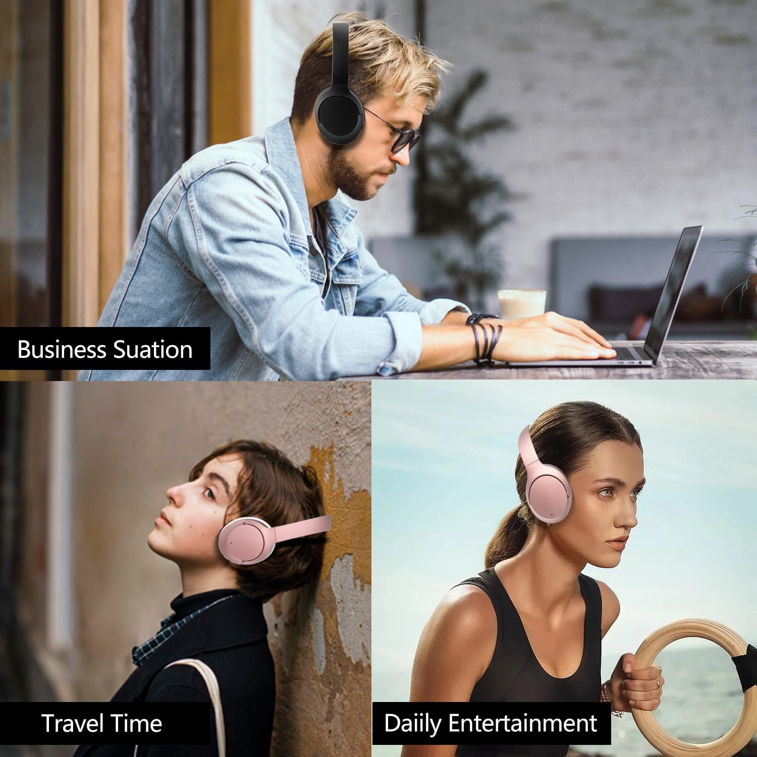 Thumbnail 6 de Wireless Headphones Over Ear 40H playtime