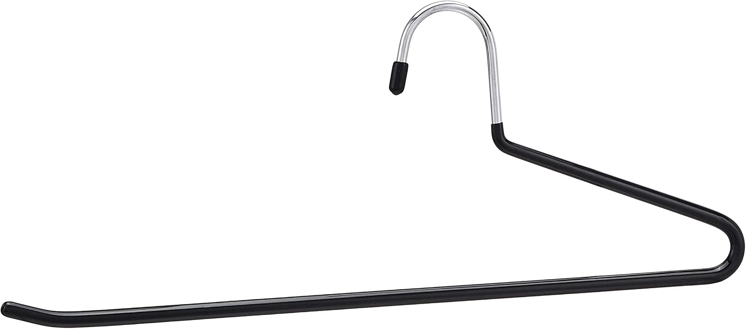 Detalle de Amazon Basics Hosenbügel – 30er-Pack, verchromt, offener Rand