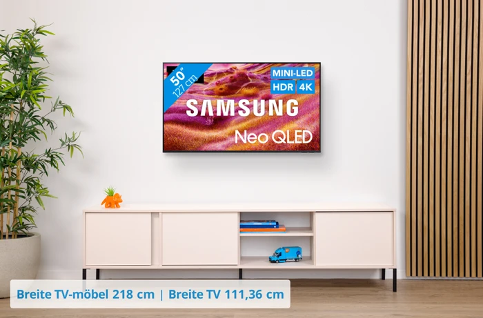 Thumbnail 13 de Samsung 50'' Neo QLED QN90F (2025) mit HW-B760GF Soundbar – 4K, Mini-LED, Quantum Dot und Q-Symphony