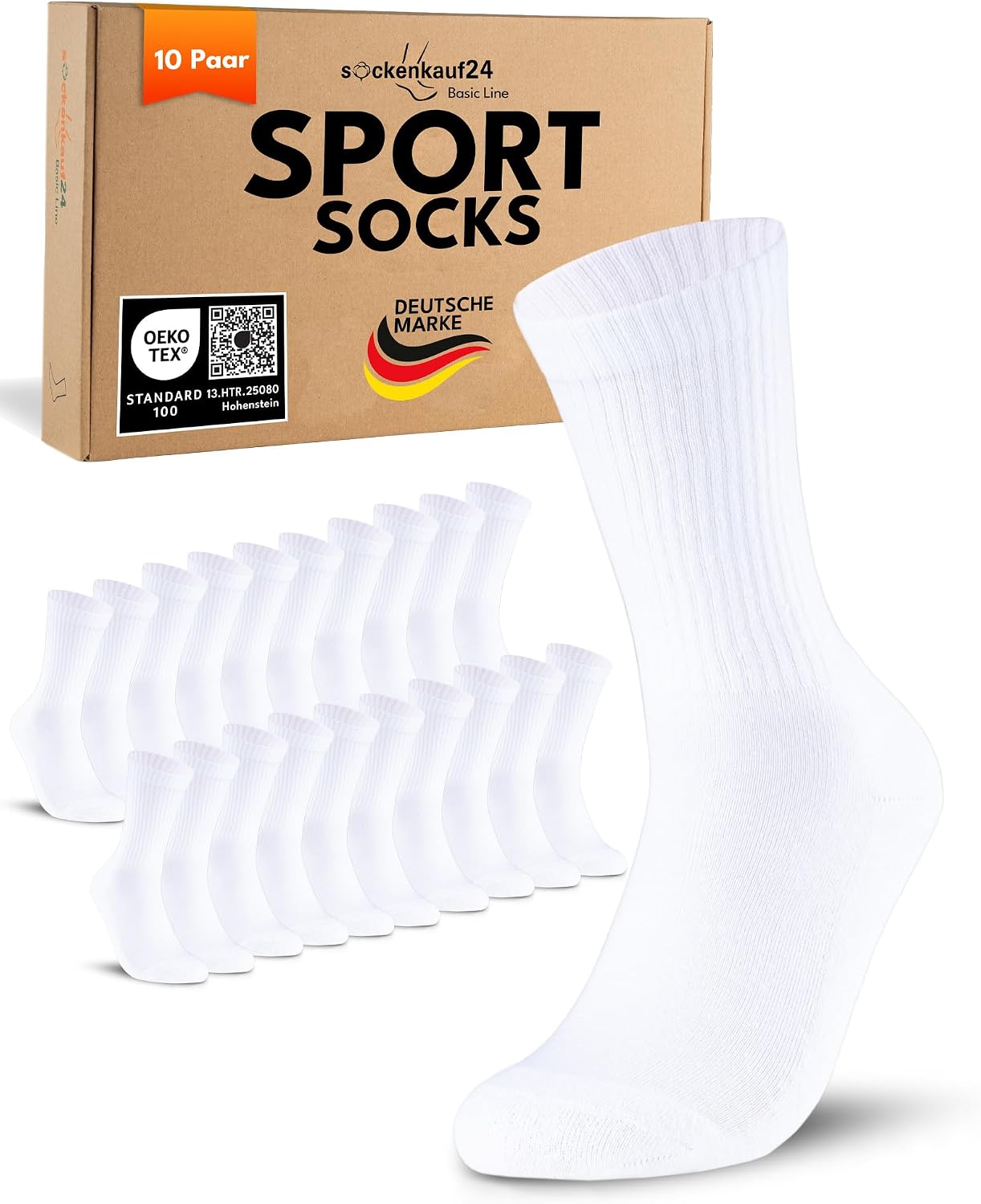 Detalle de sockenkauf24 10 Paar Sportsocken