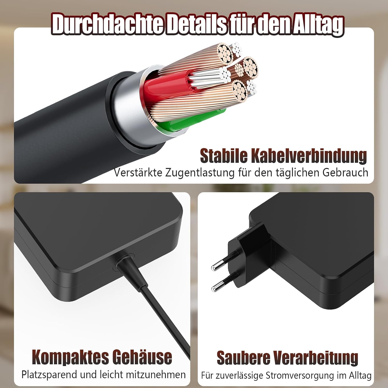 Thumbnail 5 de 65W Laptop Ladekabel für Lenovo Ideapad