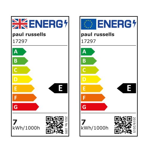 Thumbnail 8 de paul russells E27 Edison Screw LED Filament – 7W, 806LM, 2700K, Pack of 2